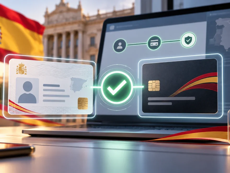 Tarjetas digitales de identidad y pago unidas por una verificación en España
