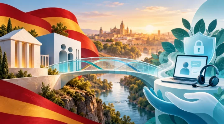 Conceptual bridge to confidential online gambling-harm support in Spain