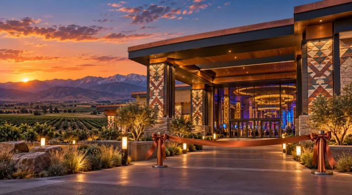 Conceptual new tribal entertainment venue opening in California's Central Valley