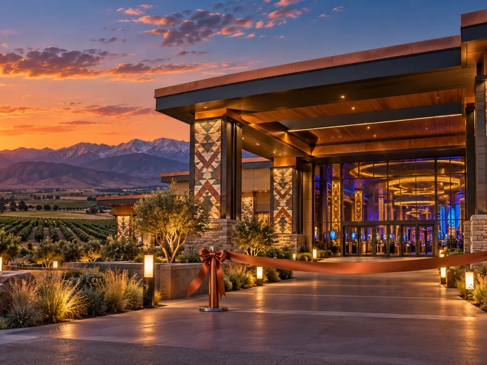 Conceptual new tribal entertainment venue opening in California's Central Valley