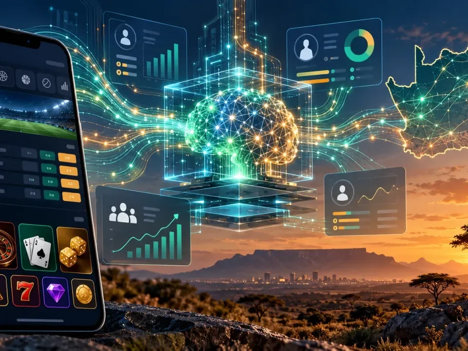 Plataforma conceptual sudafricana de apuestas conectada con análisis de jugadores mediante aprendizaje automático