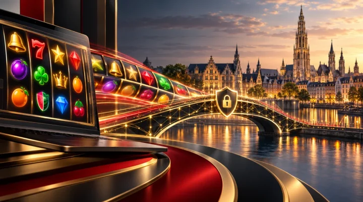 Rodillos genéricos de slots cruzan un puente digital seguro hacia Bélgica